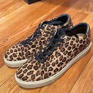 Greats Brooklyn Leopard Print Sneakers